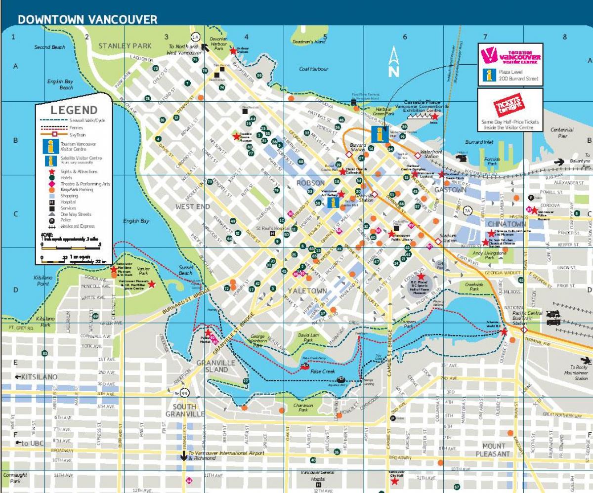 Vancouver Street Map 