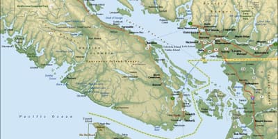 Kort over vancouver-området f.kr.